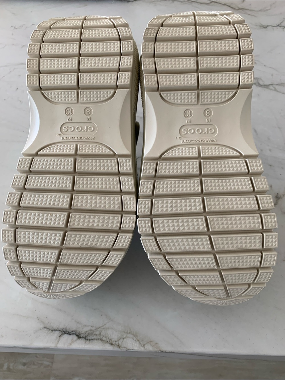 Crocs clog in bone. New, never used. Platform Clog Shoes with Vent Holes. - Picture 3 of 5
